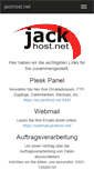 Mobile Screenshot of jackhost.net